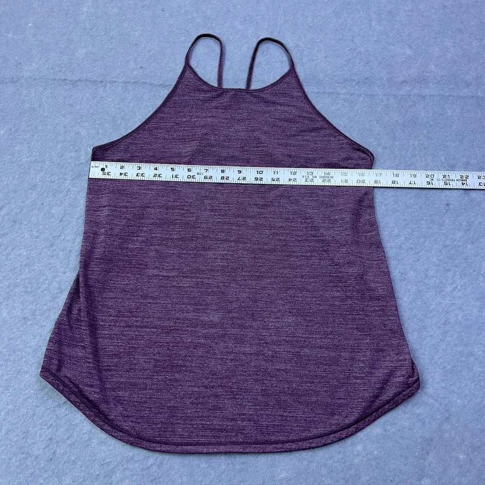 Lululemon Tank Women's 6‎ Fast As Light Singlet Heathered Bordeaux Drama W1NHKS